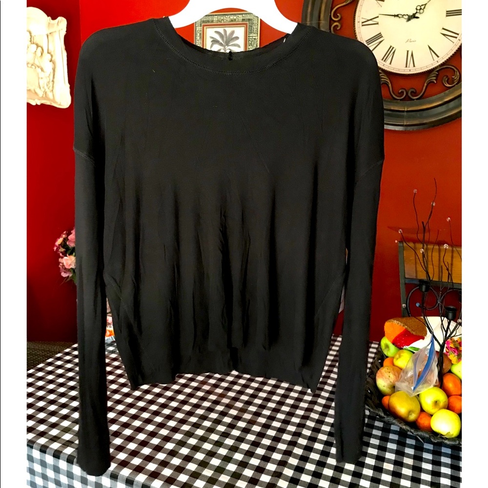 Flirtitude Juniors Women’s Round Neck Long Sleeve